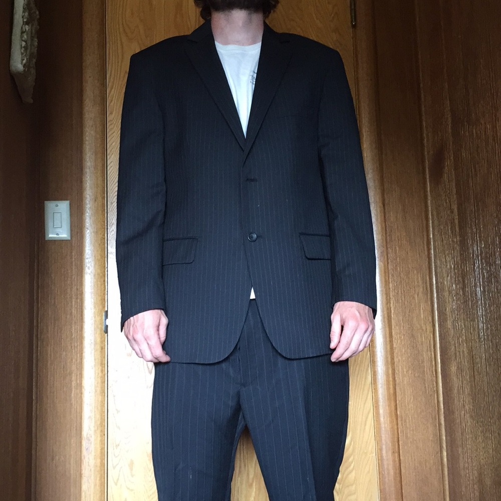 Pinstripe Suit